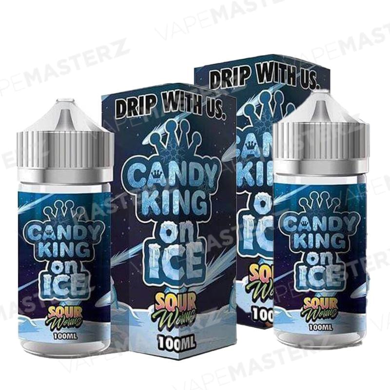 CANDY KING On Ice - Sour Worms ICED - 100mL - Vape Masterz