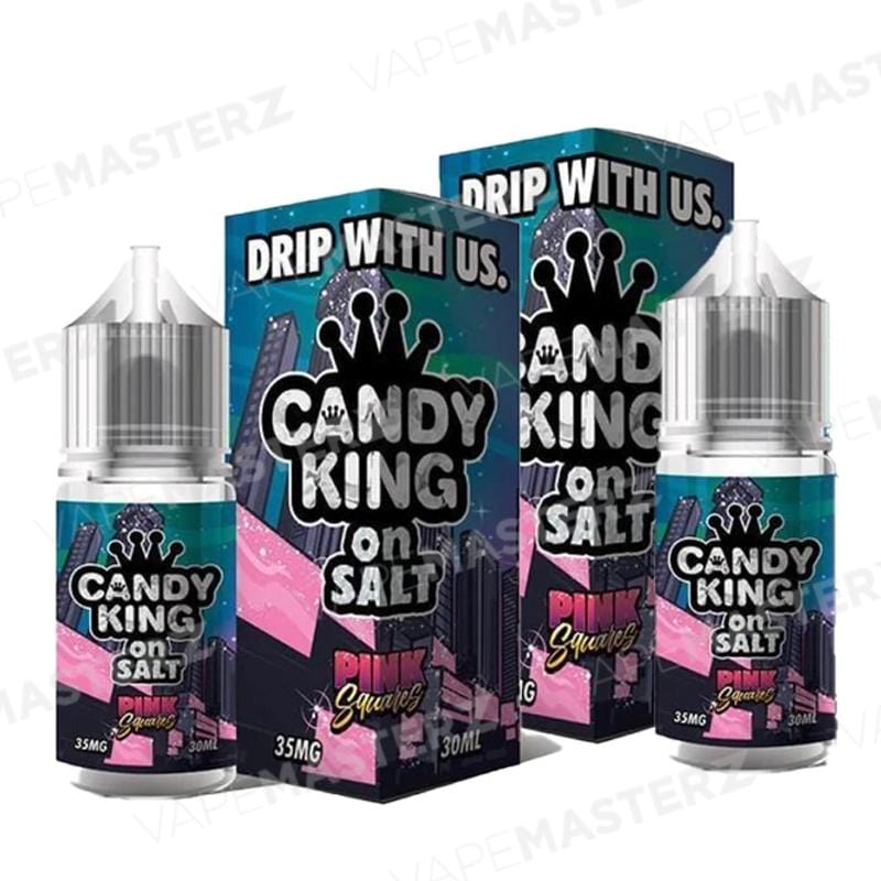 CANDY KING on Salt - Pink Squares - 30mL - Vape Masterz