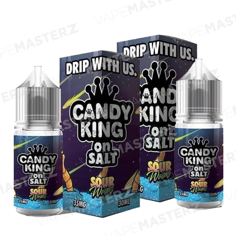 CANDY KING on Salt - Sour Worms - 30mL - Vape Masterz