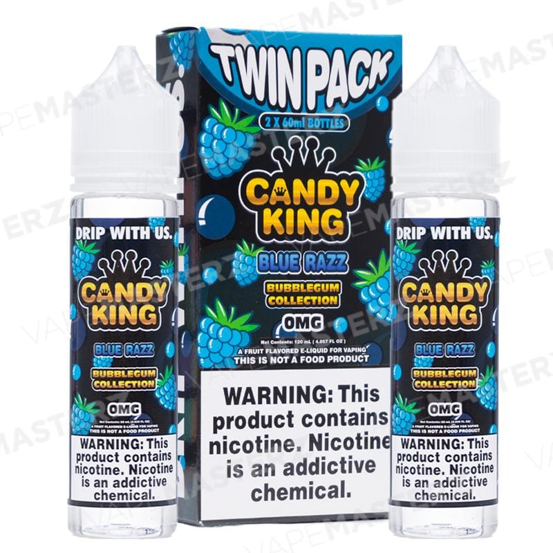 Candy King Twin Pack Bubblegum Blue Razz - Vape Masterz