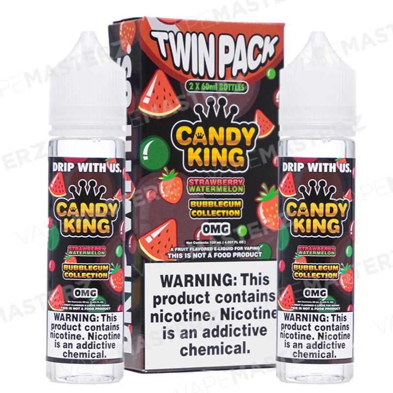 Candy King Twin Pack Bubblegum Strawberry Watermelon - Vape Masterz