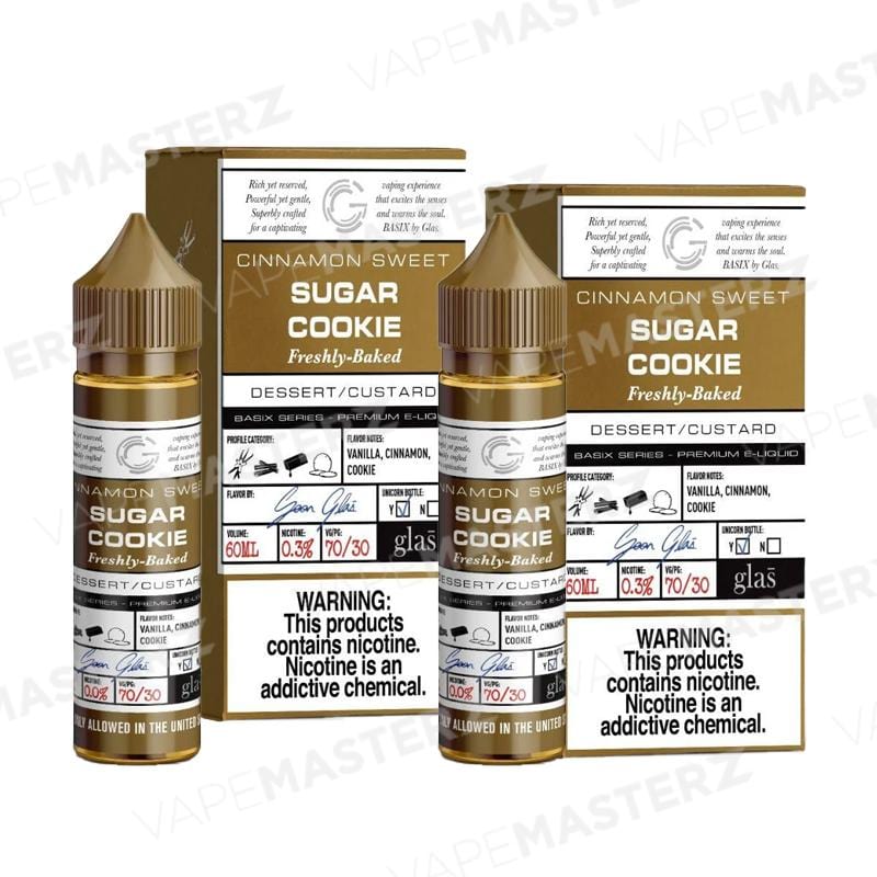 GLAS E-Liquid - Cinamon Sugar Cookie - 60mL - Vape Masterz