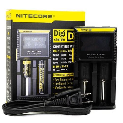 NITECORE Digicharger D2 Battery Charger - Vape Masterz