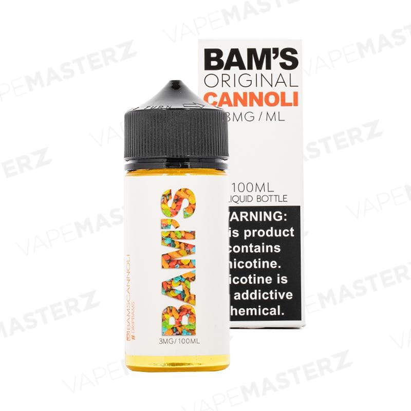 BAM BAMS Original Cannoli 100mL - Vape Masterz