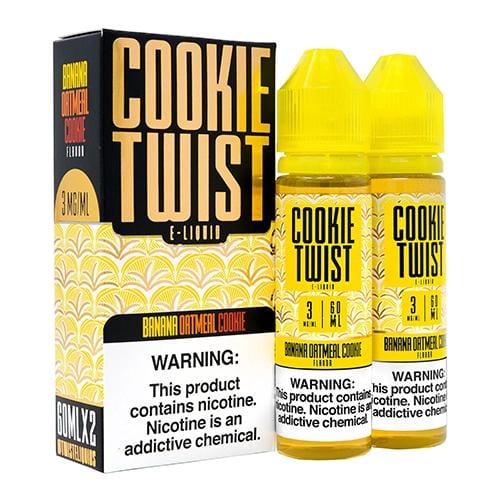 TWIST E-Liquid Cookie - Banana Oatmeal Cookie - 120mL - Vape Masterz