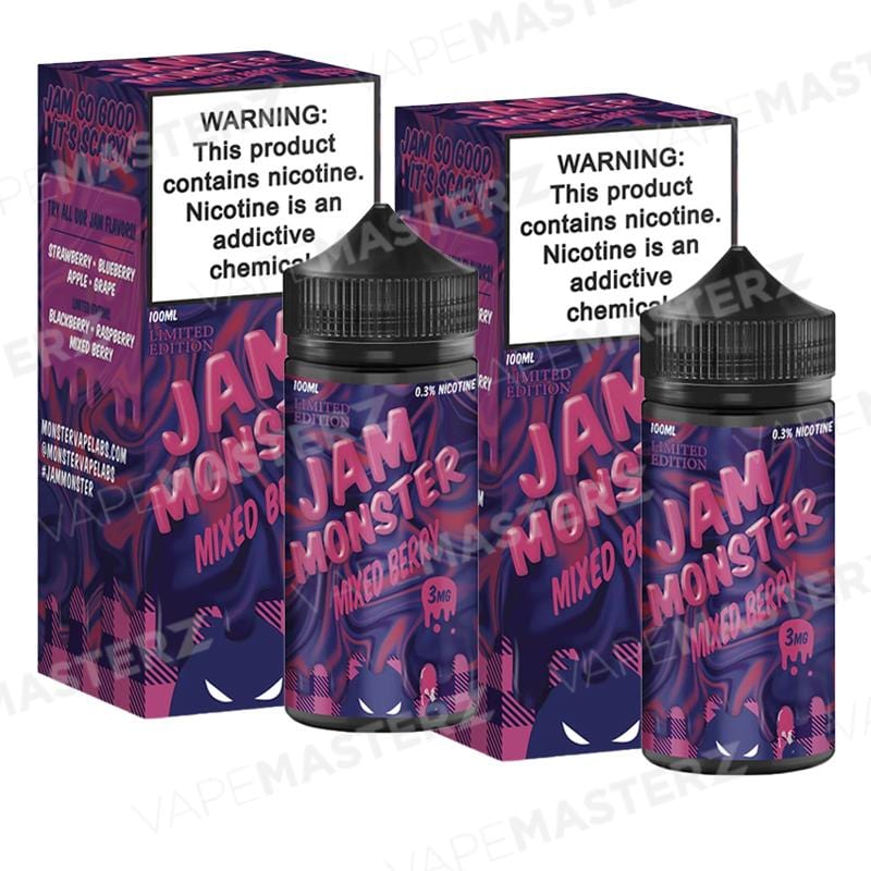 JAM MONSTER Mixed Berry 100mL - Vape Masterz