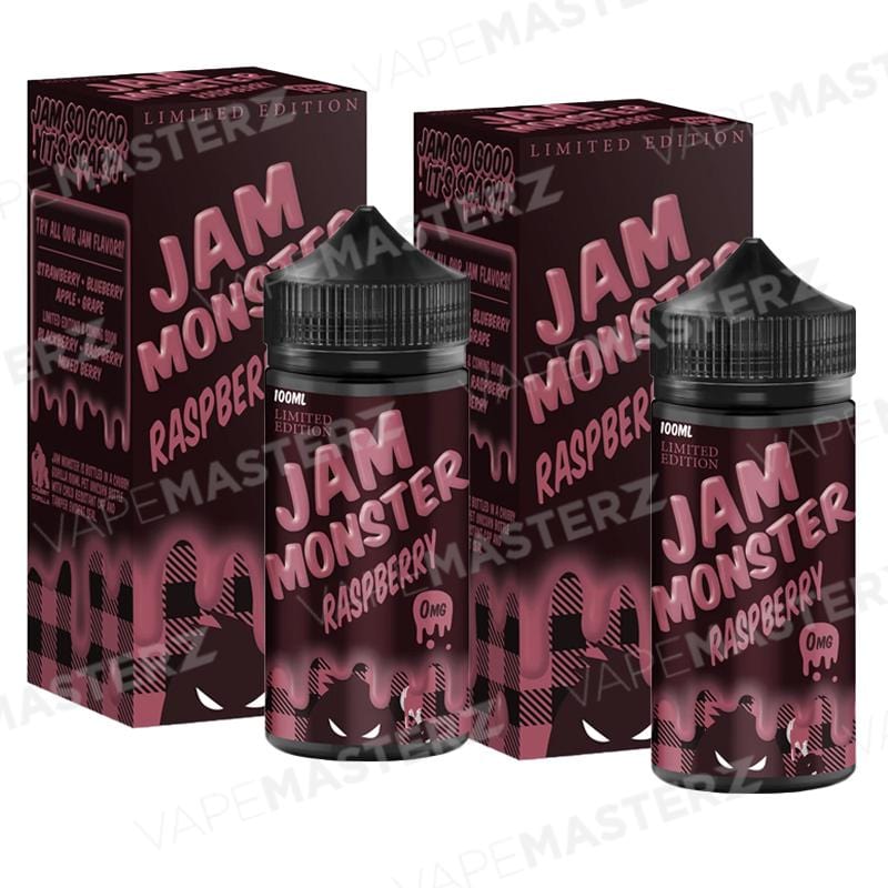 JAM MONSTER Raspberry 100mL - Vape Masterz
