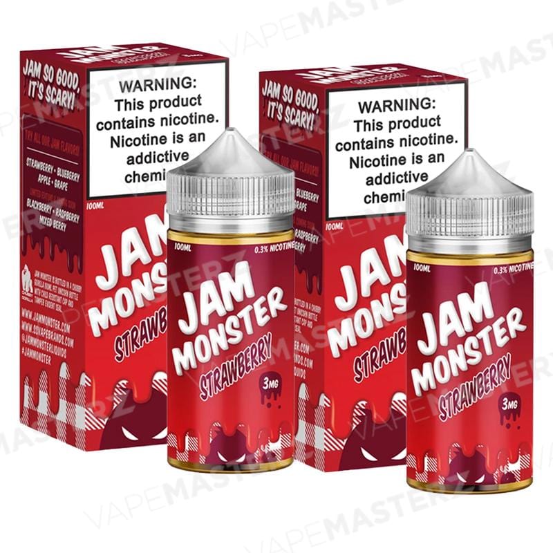 JAM MONSTER Strawberry 100mL - Vape Masterz