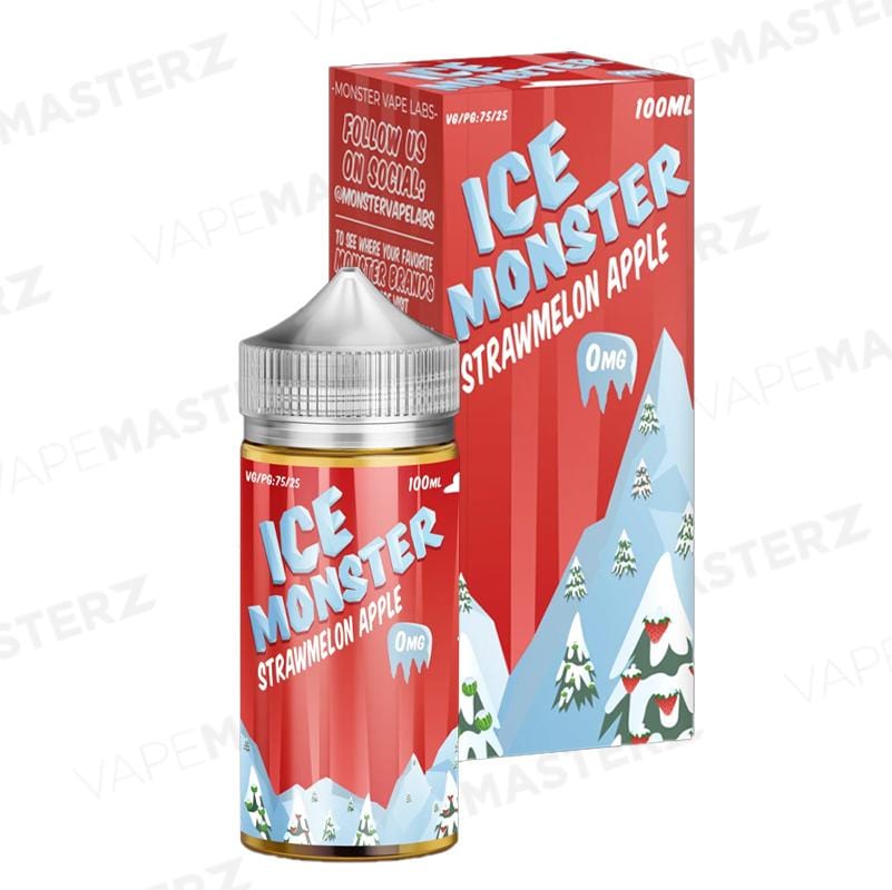 JAM MONSTER ICE Strawmelon Apple 100mL - Vape Masterz