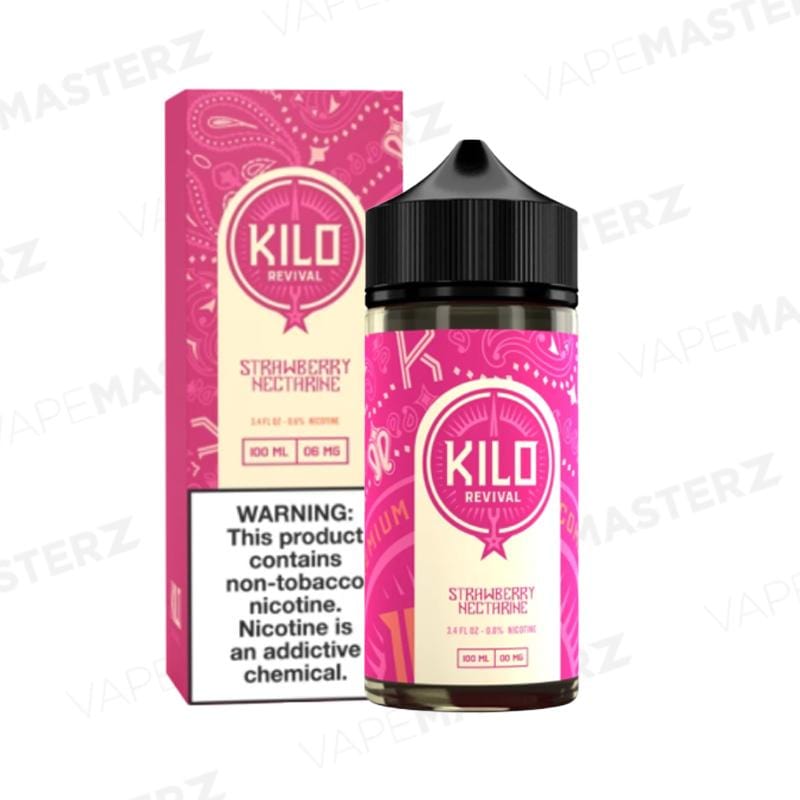 KILO REVIVAL Strawberry Nectarine 100mL - Vape Masterz